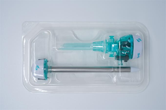 Instruments chirurgicaux Hasson jetable Trocar 10mm d'une façon minimum envahissant 4