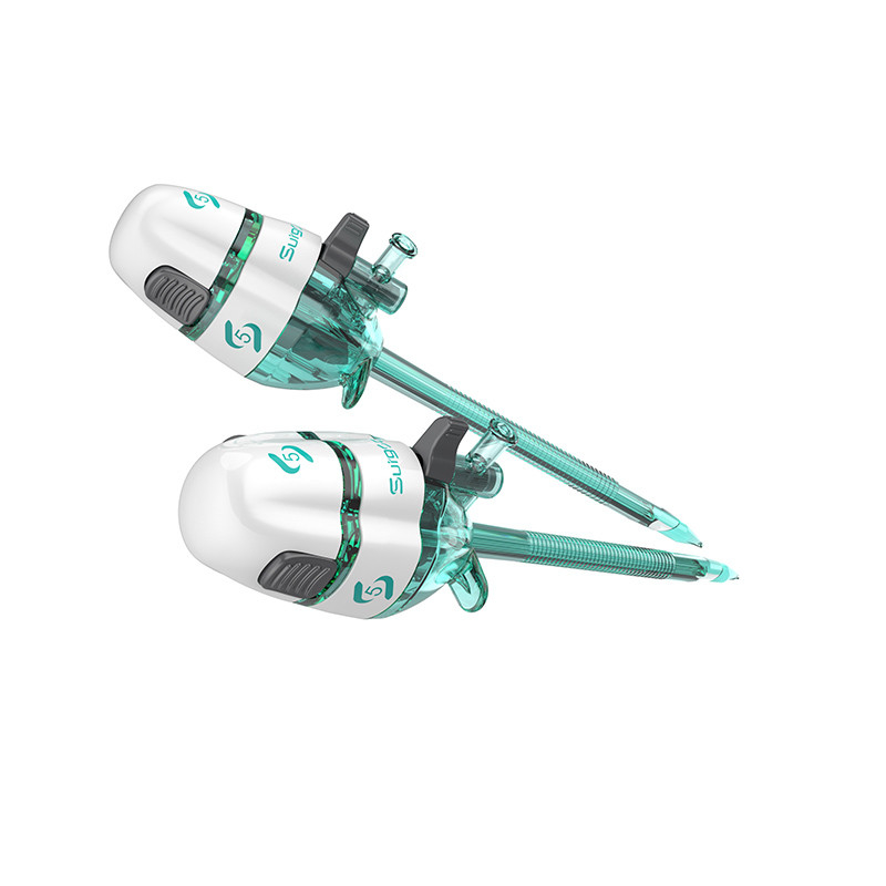 Trocart jetable stérile sans lame 5*100mm pour chirurgie thoracique, type Easypass, Surgsci