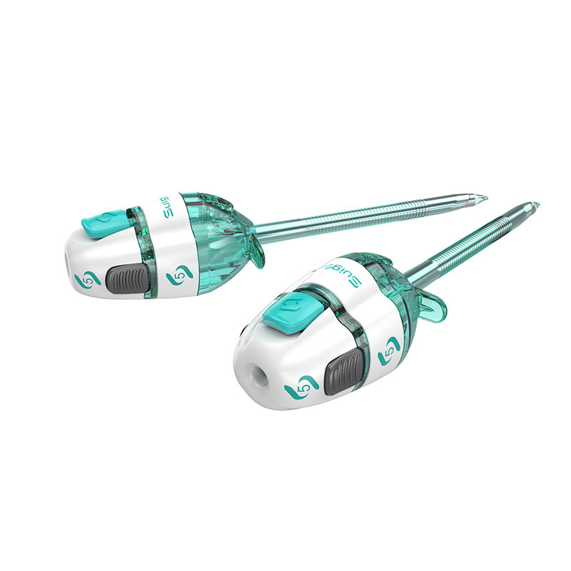 Trocart laparoscopique jetable de 5 mm sans valve, trocart marqué CE Surgsci Medical