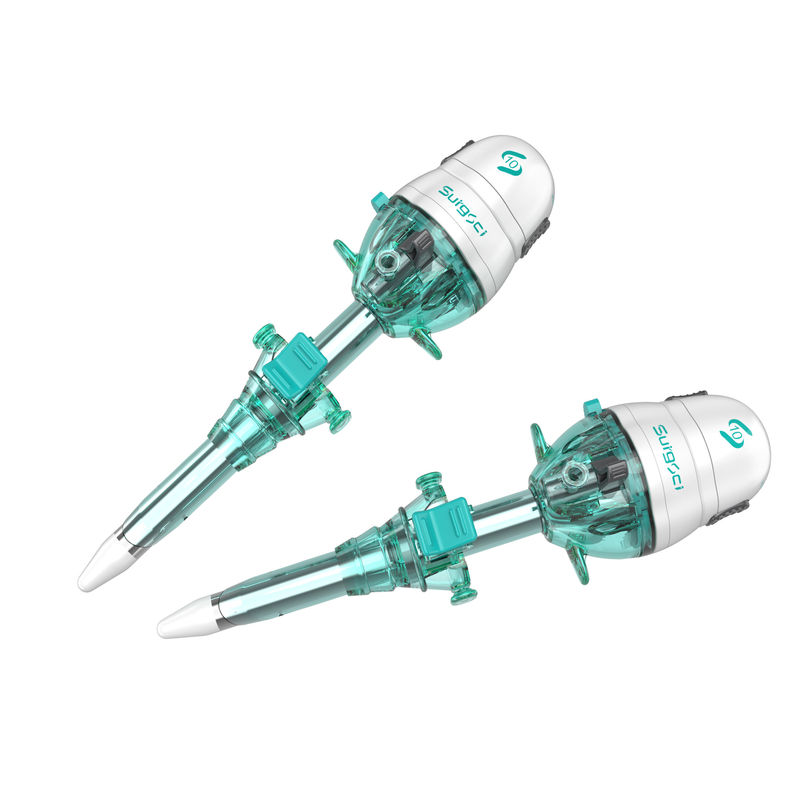 Trocar de type Hasson Laparoscopique jetable de 12 mm et cannule pour chirurgie abdominale