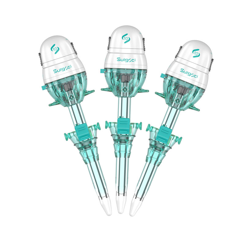 Trocar de type Hasson Laparoscopique jetable de 12 mm et cannule pour chirurgie abdominale
